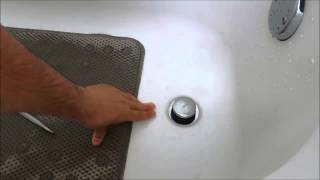 How To Replace A Bathtub Drain Stopper Toe Touch [upl. by Ferde]