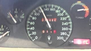 Maserati Ghibli II 1995 acceleration [upl. by Atig695]