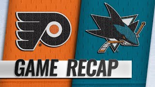 Meier scores twice including OT winner vs Flyers [upl. by Nivra]