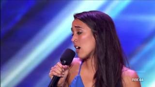 The X Factor USA 2013  Alex and Sierras Auditions Toxic [upl. by Kremer13]