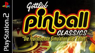 Gottlieb Pinball Classics PS2 Gameplay [upl. by Atekihs]