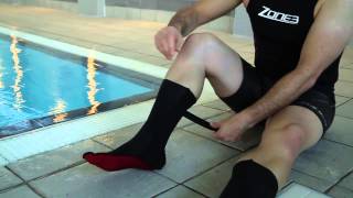 Testing the Zone3 Neoprene Socks with Create Fit [upl. by Amado]