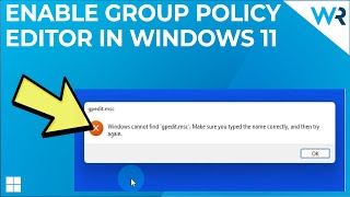 How to Enable the Group Policy Editor in Windows 10 amp 11 Home Editions [upl. by Asilla]