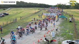 62 Mile Start For The 2023 5th Annual Tour de Boerne Bicycle Ride After Sunrise cycling [upl. by Llecrad]