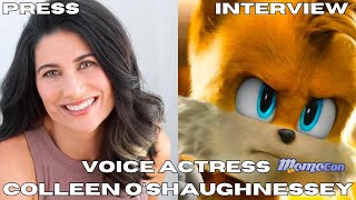 Press Interview with Colleen OShaughnessey at MomoCon 2023  Voice of Tails from Sonic the Hedghog [upl. by Volnay36]