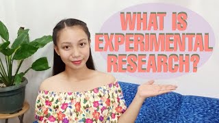 EXPERIMENTAL RESEARCH  Types of Quantitative Research Part 1  Practical Research 2 [upl. by Sharma]