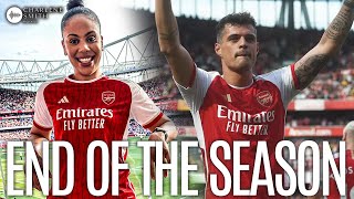 A BEAUTIFUL END TO THE SEASON AT THE EMIRATES  ARS 50 WOL  MATCHDAY VLOG WITH CHARLENE SMITH AFTV [upl. by Deer]