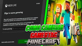 COMO CAMBIAR TU NOMBRE EN MINECRAFT 2023COMO CAMBIAR EL GAMERTAG DE MINECRAFT PE 2023 RAPIDO🚀 [upl. by Akirehs601]