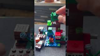 Lego Minecraft the Swamp Adventure minecraft lego build short [upl. by Alyakcm]