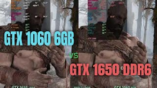 Gtx 1650 Ddr6 Vs Gtx 1060 6gb Which Is Better For Gaming [upl. by Alleras588]