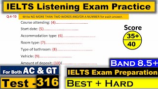 APPLICATION FORM  YEARS OF MEMBERSHIP  IELTS LISTENING TEST WITH ANSWERS [upl. by Ylenats]