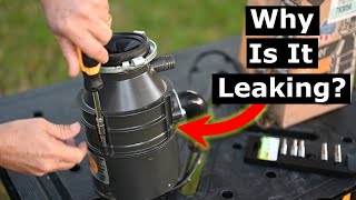 Why Your Garbage Disposal Leaks From Bottom Disassembly [upl. by Kiyoshi]