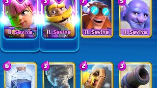 Çift Evrim Turnuvası Elektro Dev Destesi Clash Royale [upl. by Portwin]