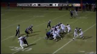 Poston Butte HS 8 Sergio Hernandez 30yd pass TD [upl. by Mccallum]