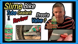 Slime Bike Tube Sealant Review and How to Use It With A Presta Valve [upl. by Ettegroeg]