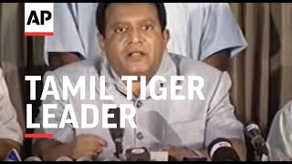 WRAP Tamil Tiger leader gives first presser in 15 years [upl. by Emanuele]