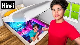 I Built a SECRET Room Youd Never Find  Stokes Twins Hindi  Stokes Twins Video In Hindi [upl. by Aynat]