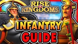 BEST Legendary INFANTRY Investment Order for F2P Rise of Kingdoms Infantry Guide 2024 [upl. by Etnemelc]