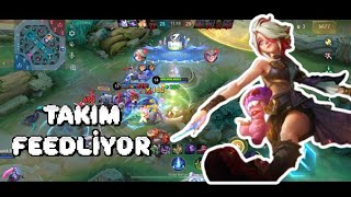 TAKIMI SIRTLADIM TAŞIMAYA ÇALIŞIYORUM MELİSSA Mobile Legends [upl. by Jonina813]