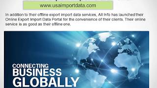 Get daily Export Import shipments Data amp custom trade data [upl. by Yesdnik]