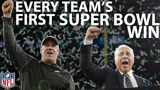 Every Teams First Super Bowl Win  NFL Highlights [upl. by Farica]