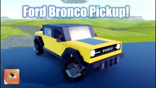 Plane Crazy  Ford Bronco  Roblox Showcase✨ [upl. by Guillema]