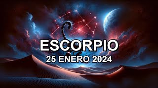 Horóscopo de hoy ♏︎ ESCORPIO  25 Enero 2024 escorpiohoroscopo [upl. by Anniroc]