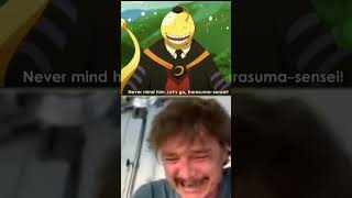 Pedro pascal crying korosensei death [upl. by Akenn]