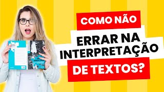 COMO SE SAIR BEM EM INTERPRETAÇÃO DE TEXTO Exercícios Resolvidos  Professora Pamba [upl. by Hairom]