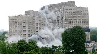 Sir John Carling Building Implosion Promo Video By Front Page Media Group [upl. by Yenahpets]