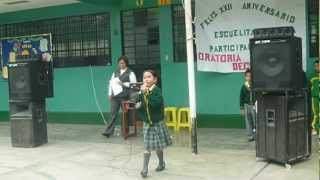 Poesia a mi Colegio Los Pinos 2012 [upl. by Filiano518]