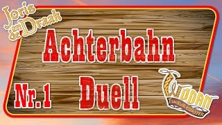 Achterbahn Duell  Wodan Timburcoaster vs Joris en de Draak [upl. by Leizo]