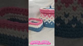 130 000 на заказ handmade basket carpet crafts knitting decoration crochet handsome [upl. by Dalenna471]