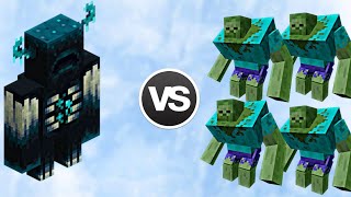 Best amp Worst minecraft warden vs mutant zombie Trendsminecraft [upl. by Karyn]