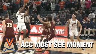 Virginias Reece Beekman Lops It To Kadin Shedrick For The And1  ACC Must See Moment [upl. by Garlanda]