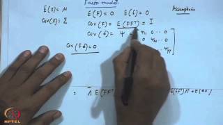 Mod01 Lec33 Factor Analysis [upl. by Enoved]