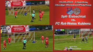 Oberliga Spfr Eisbachtal vs FC RotWeiss Koblenz [upl. by Brechtel703]