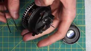 Carl Zeiss Jena 50mm f28 Lens Disassembly and Diaphragm Cleaning [upl. by Aihsatan546]