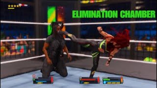 WWE 2K23 ELIMINATION CHAMBER WOMENS ELIMINATION CHAMBER MATCH [upl. by Ariahay873]