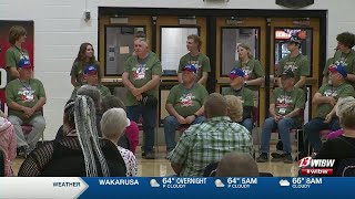 Wamego community welcomes home 2024 spring Honor Flight [upl. by Mills]