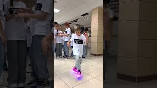 TUZELITY shuffle 😎🔥 LITTLE BOY DANCING 💃 😱💥 NEON MODE ⭐ [upl. by Abbate627]