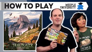 Trailblazer  the John Muir Trail ⛰️🥾 How to Play Board Game [upl. by Yedorb800]