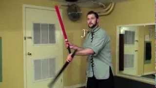 Advanced Kung Fu Sword Double Upward Sword Spinning [upl. by Phylis]