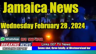 Jamaica News Today Wednesday February 28 2024 [upl. by Aihsatsan]