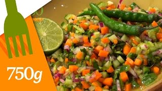 Recette de Salade Indienne ou Katchumar  750g [upl. by Katharina]