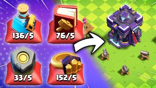 Can You FIX a Rushed Base with ONLY Magic Items Clash of Clans [upl. by Dail909]