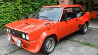 FIAT 131 ABARTH rally 1977 [upl. by Nnahaid338]