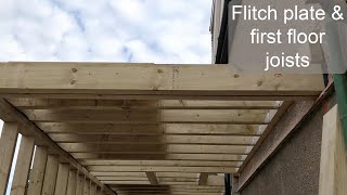 First floor joists and flitch plate [upl. by Myrta461]