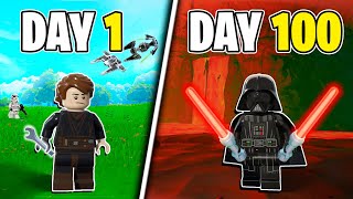 I Survived 100 Days of Star Wars on LEGO Fortnite [upl. by Zachery870]