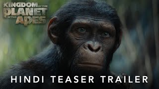 Kingdom of the Planet of the Apes  Hindi Teaser Trailer  In cinemas soon [upl. by Wolgast956]